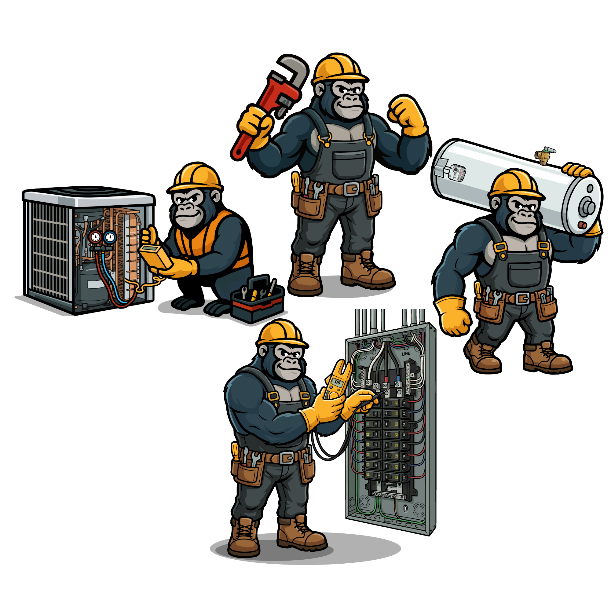 All Tech Ape — expert trades mascot